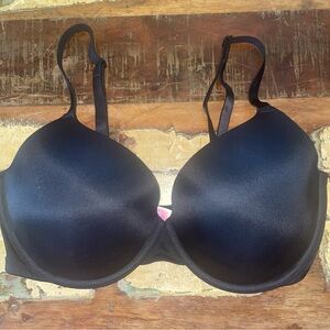Victoria’s Secret Pink T-shirt Bra, Black, 34 DD